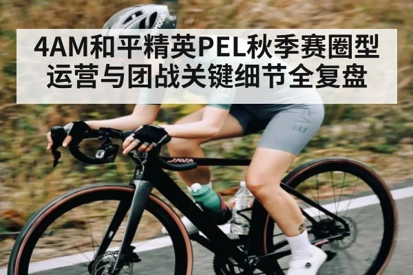 4AM和平精英PEL秋季赛圈型运营与团战关键细节全复盘